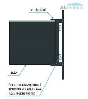 Hliníkové profily SLZA
