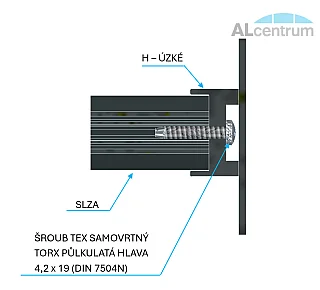 Hliníkové profily SLZA