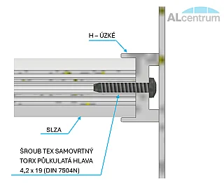 Hliníkové profily SLZA