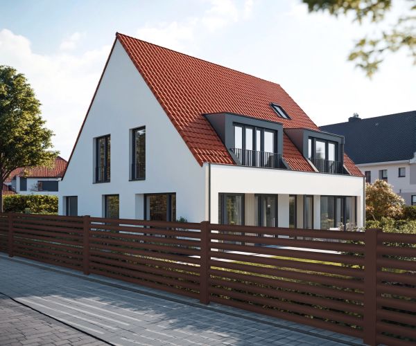 hliníkový plot typu slza